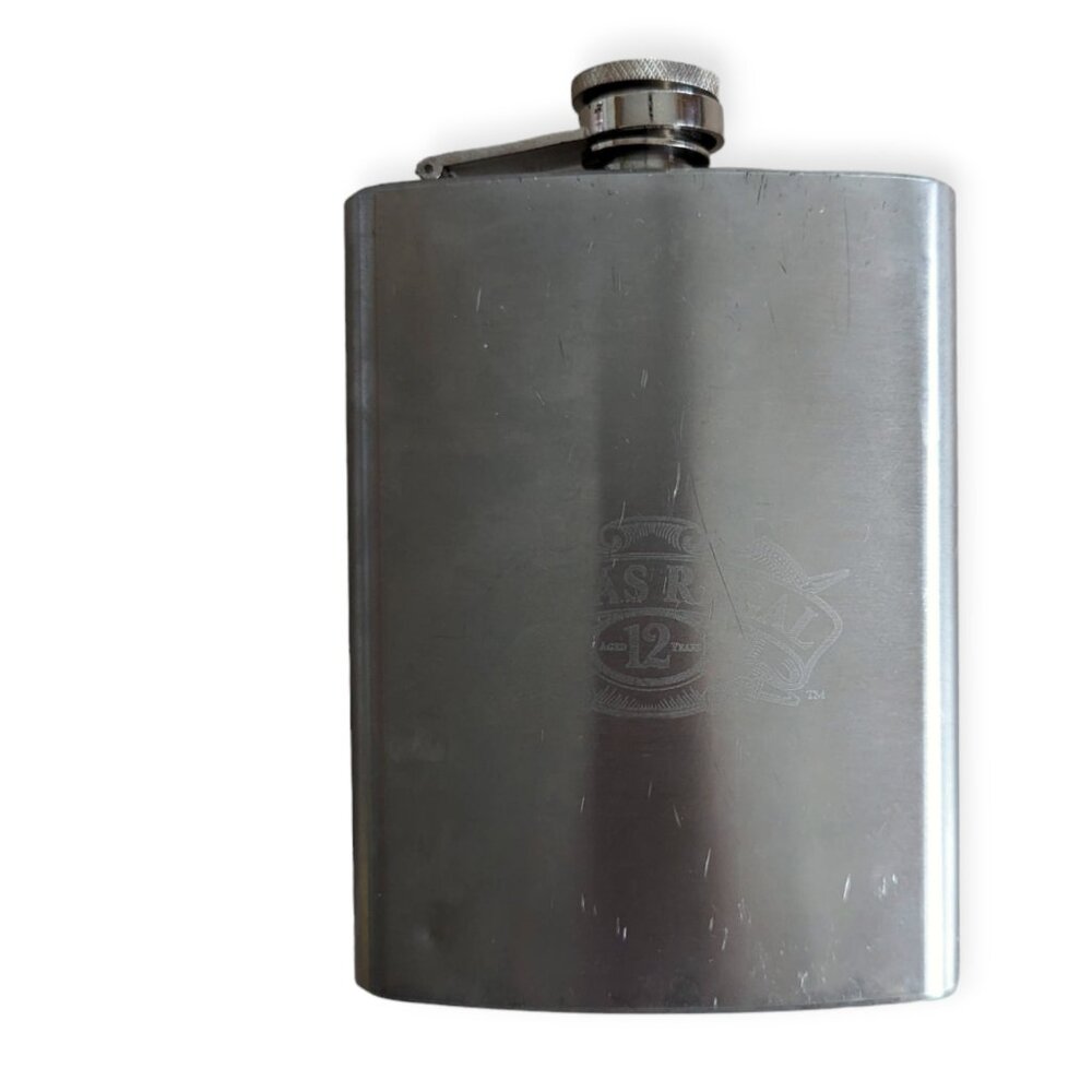 Chivas Regal Brushed Stainless Steel 8 oz Hip Flask